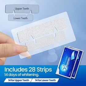 Blanchiment Dentaire, 28 Bande Blanchiment Dentaire, Non Sensible 28 Ensembles Blanchisseur de Dents pour le Blanchiment des 