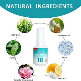 Peinture Dentaire, Peinture de Blanchiment des Dents Instantanée, Gel de Blanchiment des Dents, Vernis à dents serré blanc po