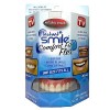 Instant Smile Comfort Fit Flex Cosmetic Teeth, Natural Shade, Comfortable Upper Veneer, 1 Size Fits Most, pour Éclaircissant