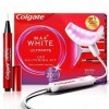 Amazon Exclusive Kit blancheur Colgate Max White Ultimate LED - Sérum blancheur et lampe LED - élimine jusqu’à 20 ans de tach