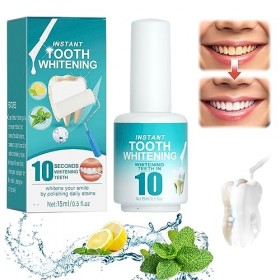 Blanchiment Instantané des Dents,Peinture Dentaire,Peinture pour Les Dents,Vernis à Dents Serré Blanc,Vernis à Dents Blanc se