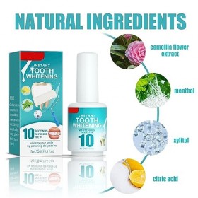 Blanchiment Instantané des Dents,Peinture Dentaire,Peinture pour Les Dents,Vernis à Dents Serré Blanc,Vernis à Dents Blanc se