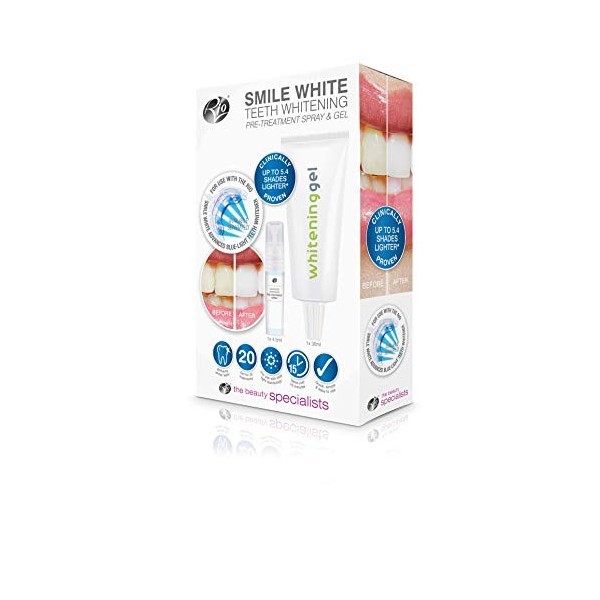 Rio Smile White Dents Blanches Prétraitement Spray et Gel