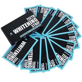 14 Pièces Bandes de blanchiment 7 Paires ,Bande Blanchiment Dentaire,Blanchisseur de Dents,Formule non sensible,Saveur menthe