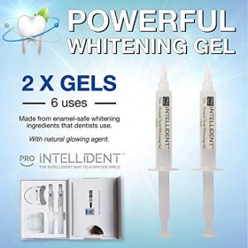 Recharges de Kit de Blanchiment des Dents Pro Advanced, Gel et Détachant, Résultats Plus Durables que les Bandes de Blanchime