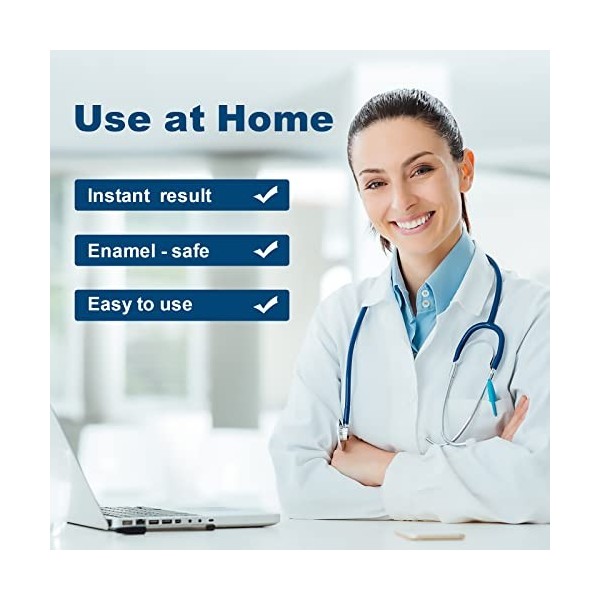 Blanchiment Dentaire, 28pcs Bandes de Blanchiment des Dents, Kit de Blanchiment des Dents Professionnelle pour Retirer les De