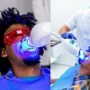 Blanchiment Dentaire la Lumière, Machine de blanchiment des dents à lumière froide bleue à 8 LED avec Lunettes de protection,