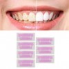 Bandes Blanches pour 7 Whitestrips Blanchiment des Dents Bandes Dentaires Opalescentes Détachage Parfum Doux Ruban de Blanchi