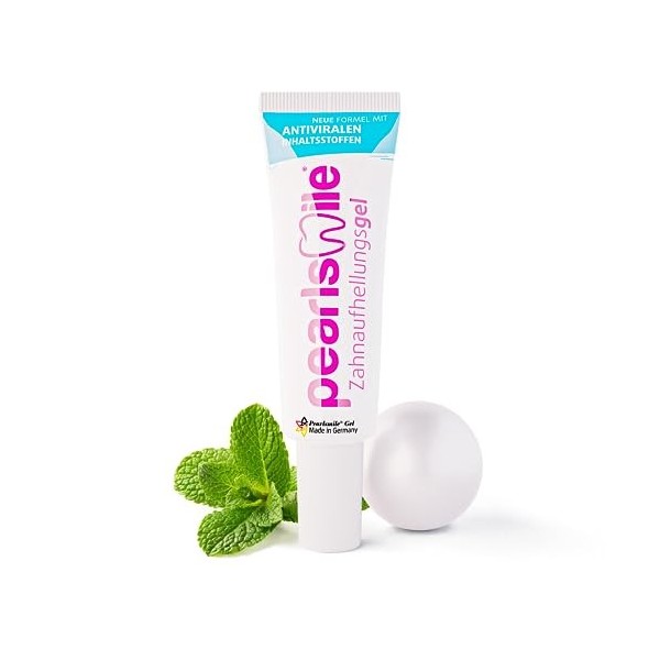 PearlSmile Gel de blanchiment des dents : pour des dents blanches et un sourire éclatant - Blanchiment des dents facile avec 