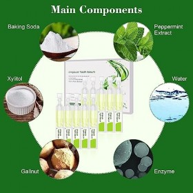 2 Boîtes Dentifrice en Ampoules, Whitening Essence Serum for Teeth, Ampoule Toothpaste, Ampoule Sérum Dentaire, Détachant pou