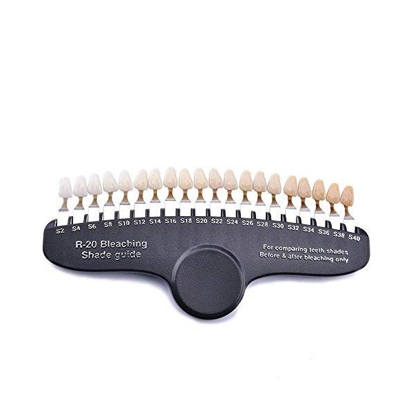 Derek Dental Professional 3D R-20 Guide de blanchiment des dents avec 20 couleurs