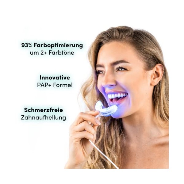 Smile Secret ® Bleaching Tubes 4x à Recharger pour Blanchir les Dents & les Dents Blanches Développé par le Dentiste Dr. Wiem