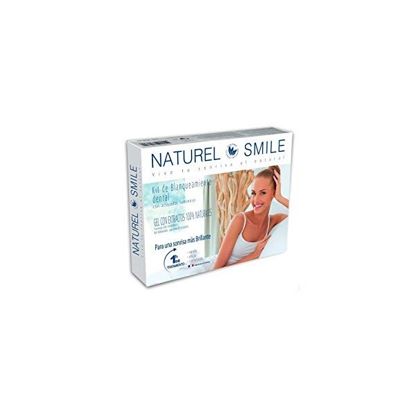 Naturel Smile. Kit de blanchiment des dents avec activateur de lumière 100% naturel et vegan. Résultat immédiat