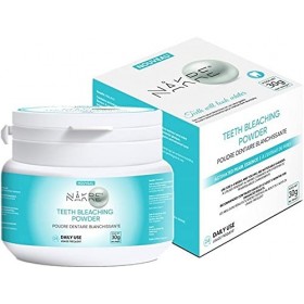 NAKRE® Poudre de blanchiment dentaire, Plus de 40 utilisations, Efficace, Aucune sensibilité et facile dutilisation