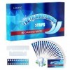 Luxspire Bande Blanchiment Dentaire, 42PCS 21 Kits de Strip pour Blanchiment des Dent Comprend Version Améliorée & Quotidien