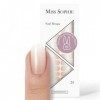 Miss Sophie Nail Wrap - "Nude Babyboomer", Dégradé, Babyboomer, Nude, Nail Wraps -24 nail wraps auto-adhésifs ultra-fins long