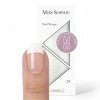 Miss Sophie Nail Wrap - "French Tip", Transparent, Blanc, Nail Wraps -24 nail wraps auto-adhésifs ultra-fins longue durée