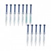 10x3ml Gel de Blanchiment des Dents Professionnel Gel Blanchiment Dentaire Portable avec 2x3ml Gel Désensibilisant Dentaire, 