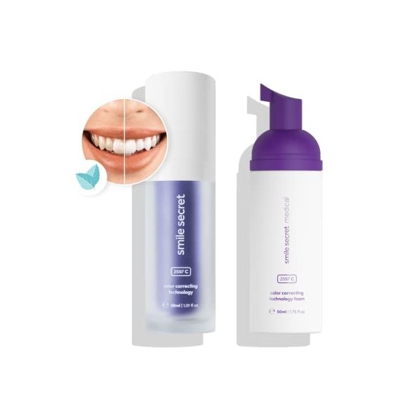 Smile Seccret Medical || Mousse blanchissante + Correcteur de couleur