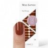 Miss Sophie Nail Wrap - "Rusty Red", Uni, Rouge, Nail Wraps -24 nail wraps auto-adhésifs ultra-fins longue durée