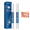 Stylo Blanchiment Des Dents,Gel de Blanchiment des Dents, Teeth Whitening Pen,2 Pcs Blanchiment des Dents pour Dents sensible