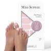 Miss Sophie Pedi Wraps I Sugar Babe Pedicure I Lot de 27 bandes de vernis à ongles ultra fines unies pour ongles de pied I Ad