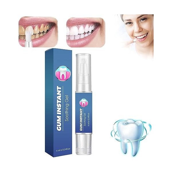 Dentizen Gum Therapy Gel,Gum Instant Treatment Gel,Teeth Whitening Essence Pen,Teeth Whitening Cleaning Essence Pen,for Teeth