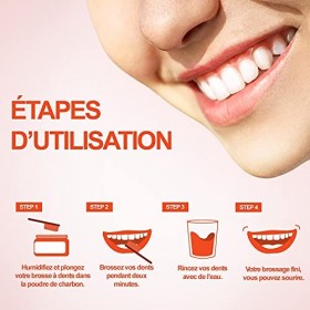 Poudre de charbon 15g L’ATELIER DU SOURIRE dent blanche Blanchiment des dents naturel avec notre poudre à base de charbon v