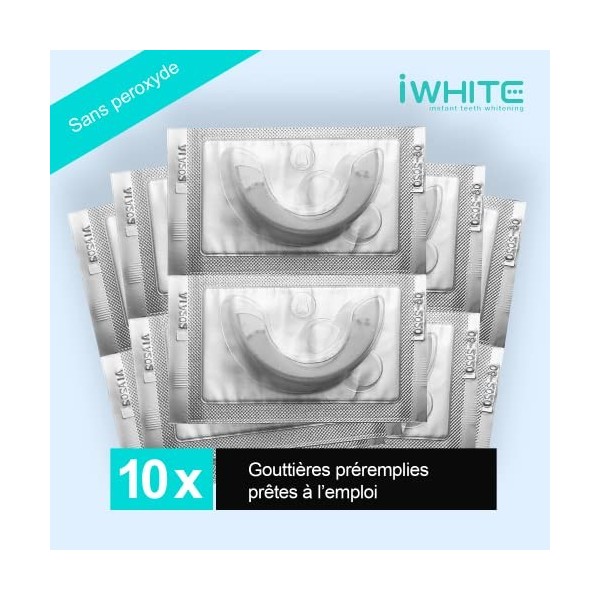 iWhite Kit de blanchiment des dents pour les taches brunes – Élimine les taches brunes et rafraîchit l’haleine – Blanchiment 