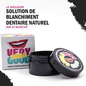 Very Good Smile Poudre de Charbon Blanchissante 100% Naturelle, 1 unité