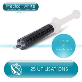 Kit blanchiment dentaire professionnel MEDICAL WHITE dent blanche – Goût Charbon