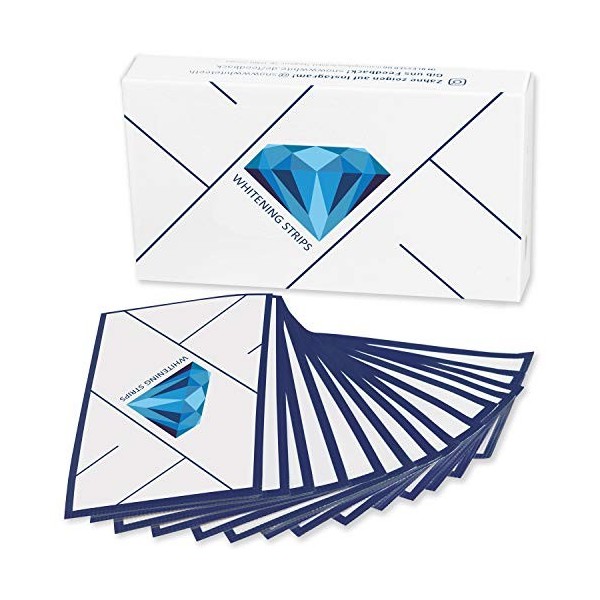 28x Blanchiment dentaire professionnel White Stripes - Sans douleur - Eclaircissement des dents - Blanchiment des dents - Den