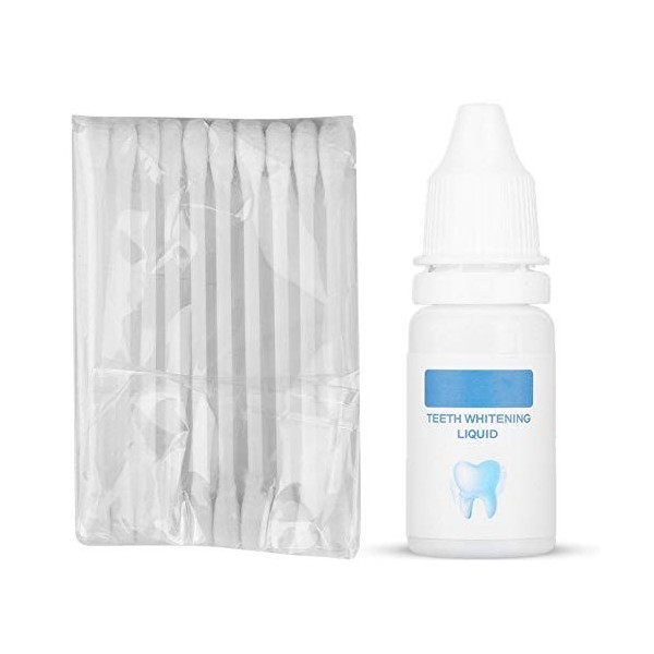 Kit de blanchiment des dents, liquide de soin des dents 10 ml - Élimination des taches de dent, taches de café, fumée, thé - 