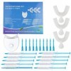 Kit de Blanchiment des Dents Professionnel Kit de Gel de Blanchiment Dentaire avec Lampe LED de Blanchiment des Dents