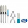 Kit de blanchiment des dents "Zero peroxyde" 30ml saveur menthe + lampe & gel reminéralisant + activateur anti-taches MADE IN