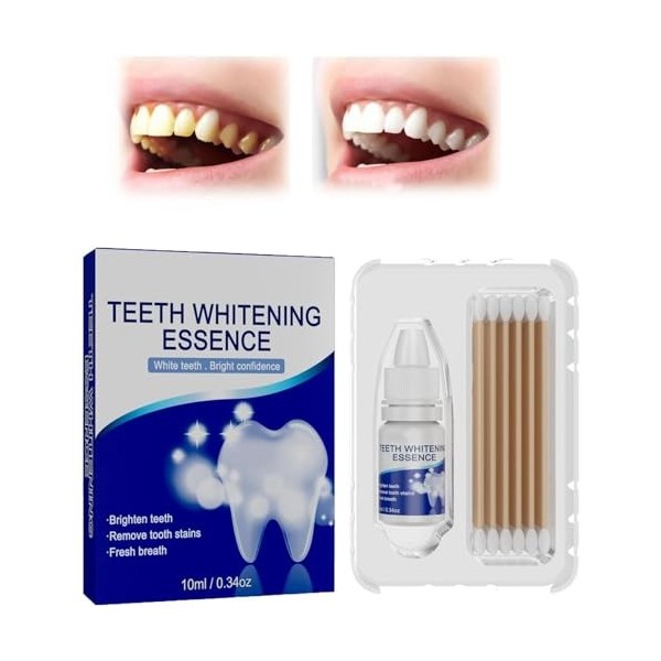 Sérum Smile, kit de blanchiment des dents, puissant booster de blanchiment des dents, gel de blanchiment des dents, détachant