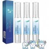 3 pièces Dentizen Gum Therapy Gel,kit de détachant pour le blanchiment des dents,stylo de blanchiment des dents et rafraîchis