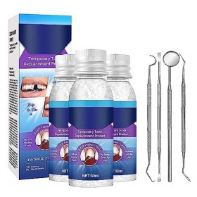 Reparador Perlas-Reparador Perlas Dientes,Reparador Perlas Para Dientes,Reparador Perlas Dental,Tooth Repair Kit,Temporary Te
