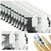 100 Pcs Foil Nail Wraps, nail foils for gel nails, Nail Foil Aluminium Wraps Remover with Pre-attached Lint-Free Cotton Pads,