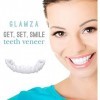 1 paire de placages instantanés pour prothèses dentaires, faux dents souriantes, faux dents en haut et en bas, placages à cli