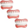 PROPFE Prothèses De Placage Instantanées Dents De Sourire Confortables Dents Cosmétiques Blanches Fausses Dents Temporaires K