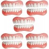 PROPFE Prothèses De Placage Instantanées Dents De Sourire Confortables Dents Cosmétiques Blanches Fausses Dents Temporaires K