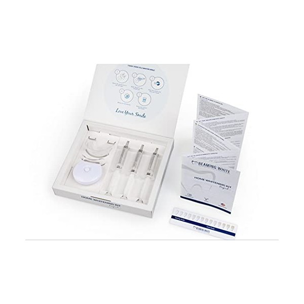 Kit blanchissement dentaire rapide non corrosif – 5 puissantes ampoules à LED – 8/10 applications