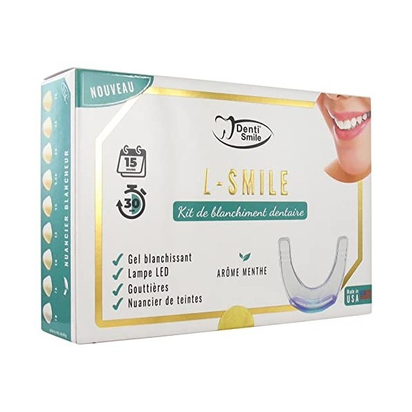 Denti Smile L-Smile Kit de Blanchiment Dentaire Arôme Menthe