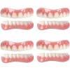 WoCOyo Instantanées Prothèses de Placage Haut et Bas Amovible Gel de Silice Dents de Sourire Fausses Dents Temporaires Kit de