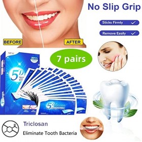 14 Bandes Blanchiment Dentaire,Bright White-Strips,Bandes Blanchissantes DDents Professionnel, Bandes de blanchiment pour le 