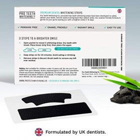 Bandes de blanchiment des dents au charbon actif - Sans péroxyde - Résultats rapides de blanchiment - 28 bandes de qualité su