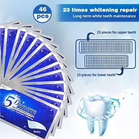 Bande Blanchiment Dentaire 48 Pcs Whitening Strips Teeth Whitening Strips Bandes Blanchissantes Dents Strips Pour Blanchiment