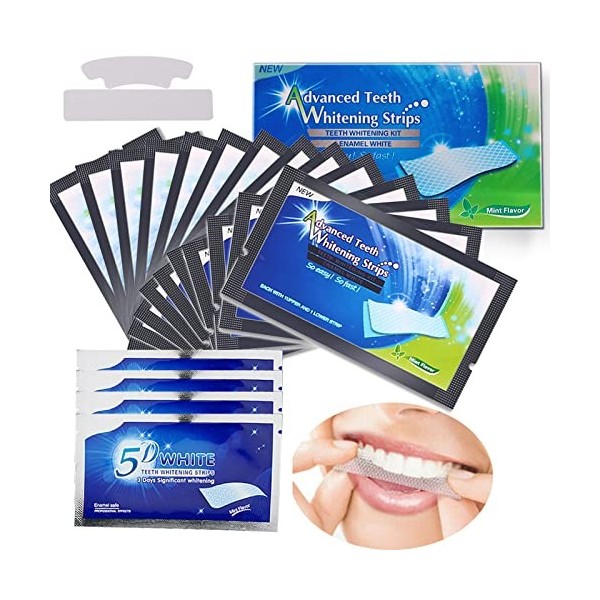 BSITSSS Nouveau 36 Pièces Blanchiment Dentaire Bande, Bandes de Blanchiment des Dents Non Sensible kit blanchiment dentaire p