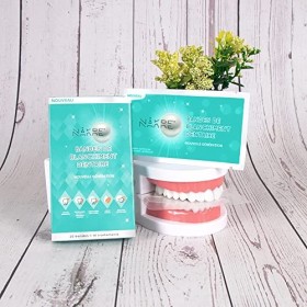NAKRE® Nouveauté ! Bandes de blanchiment dentaire, 14 traitements, Aucune sensibilité, Résultats instantanés